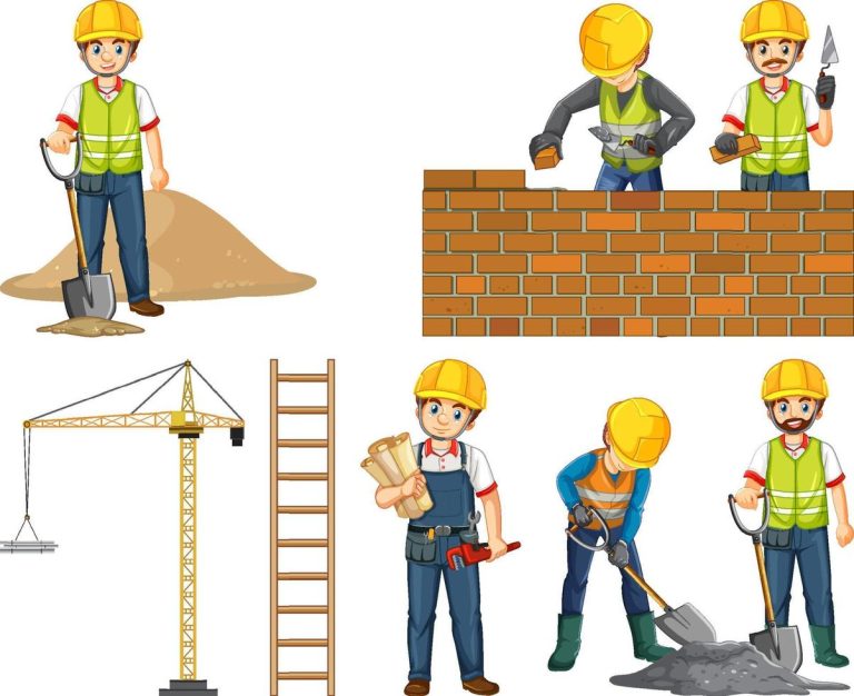 construction-worker-set-with-man-and-tools-free-vector